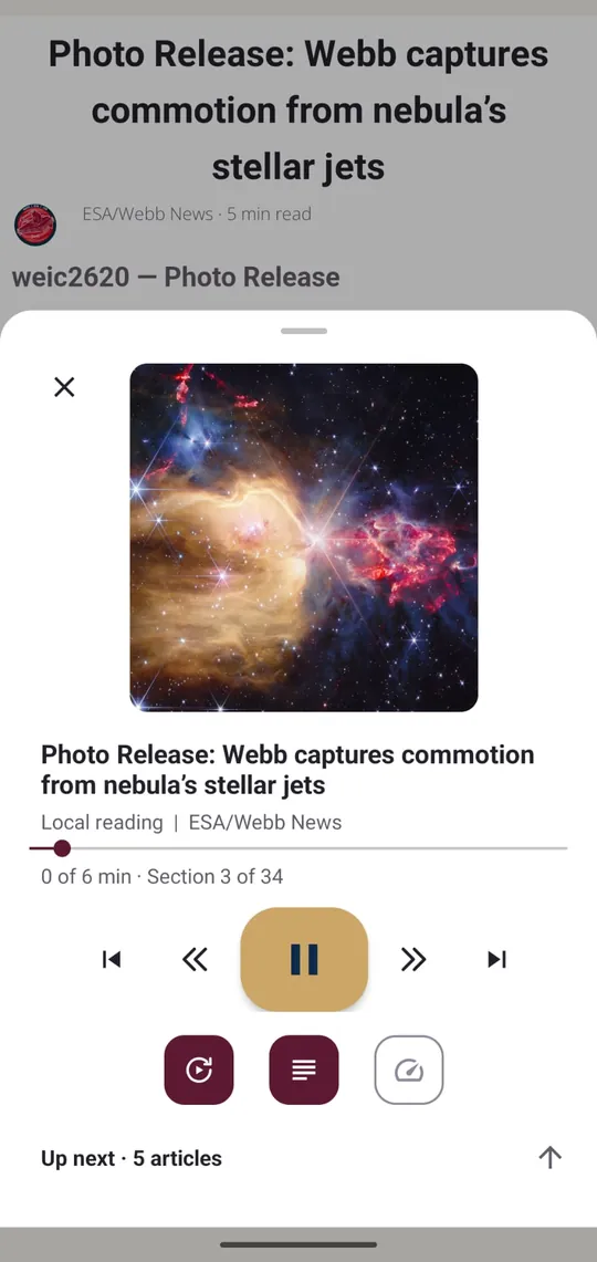 Playback notification